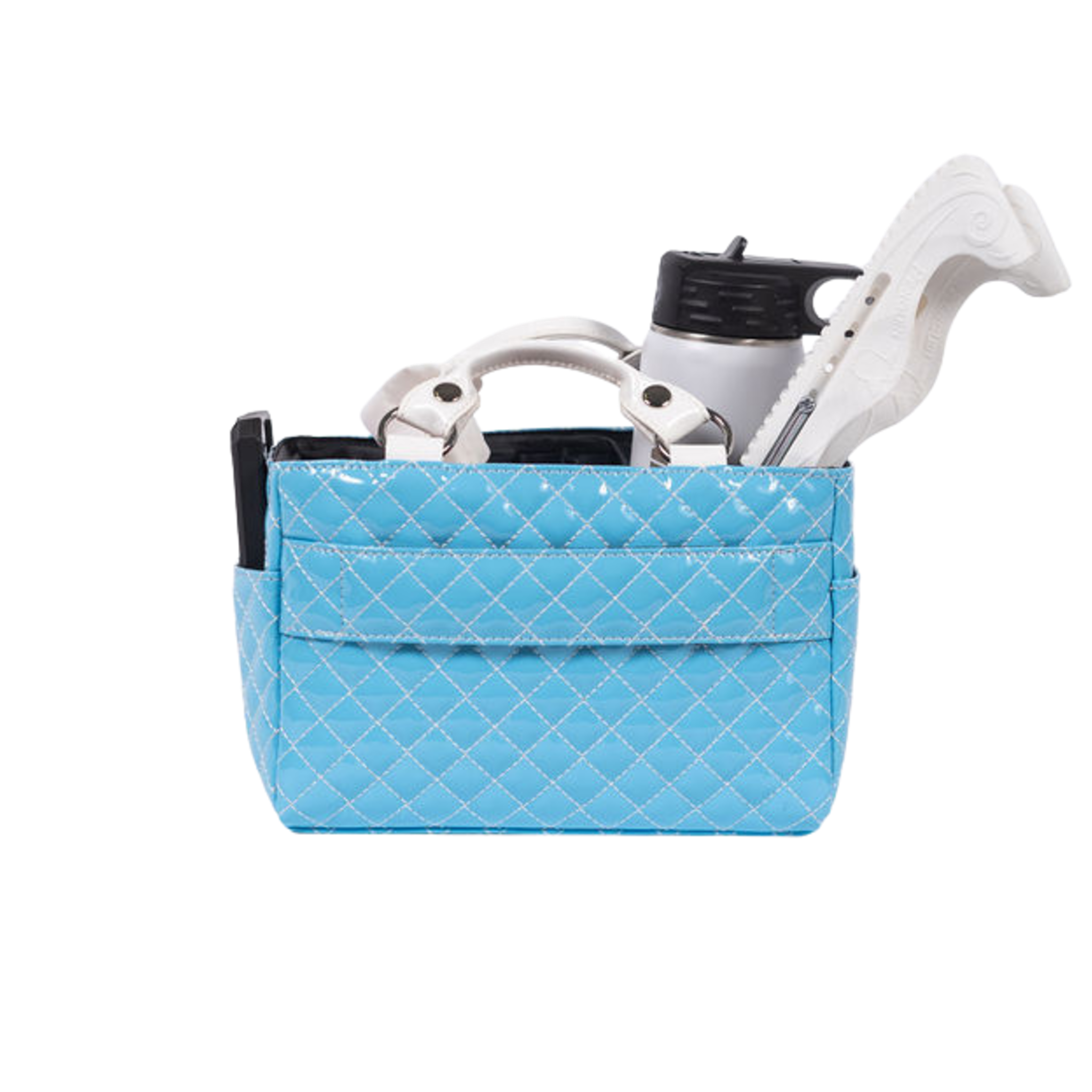 Kiss & Cry Rink Tote — Blue, front