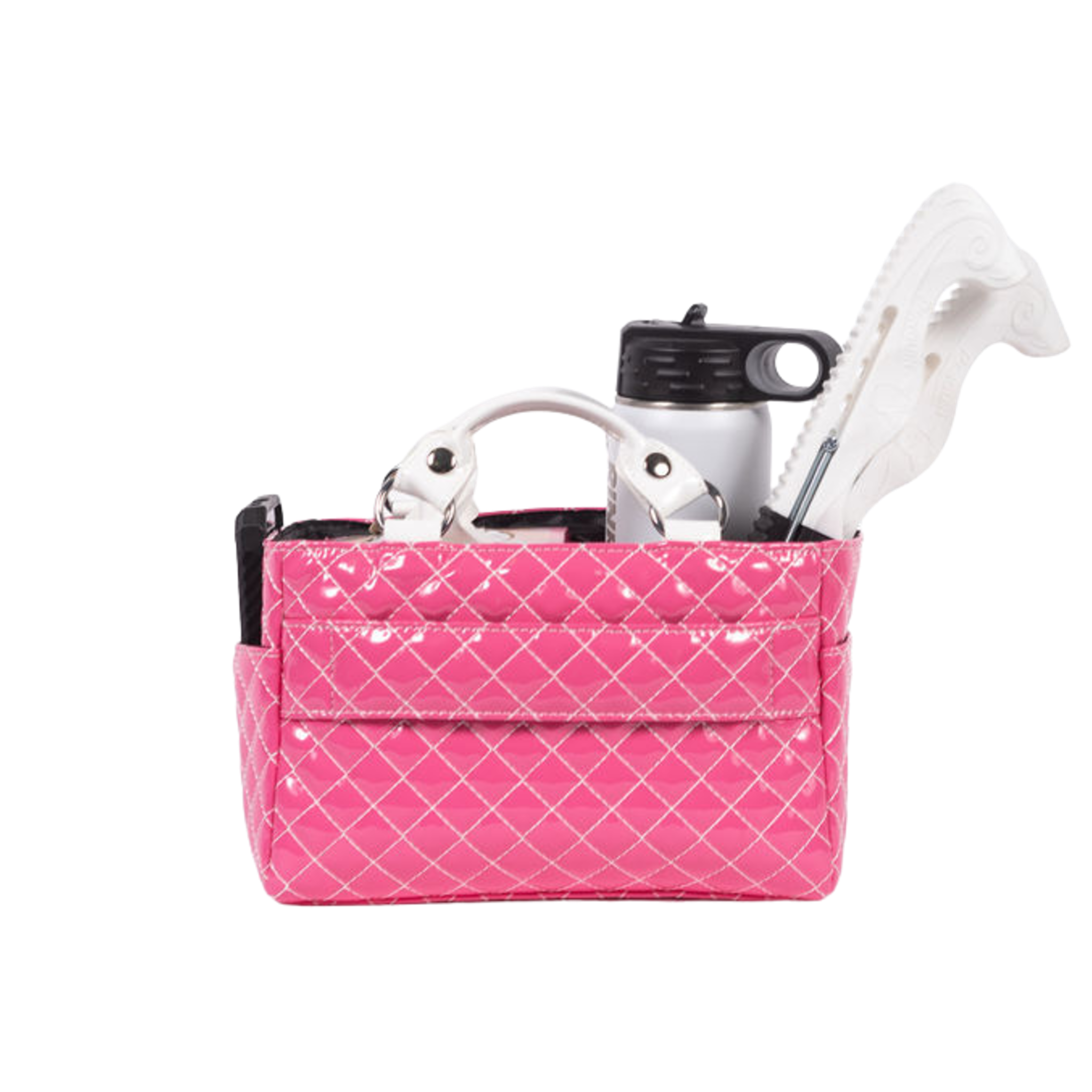 Kiss & Cry Rink Tote — Pink, back